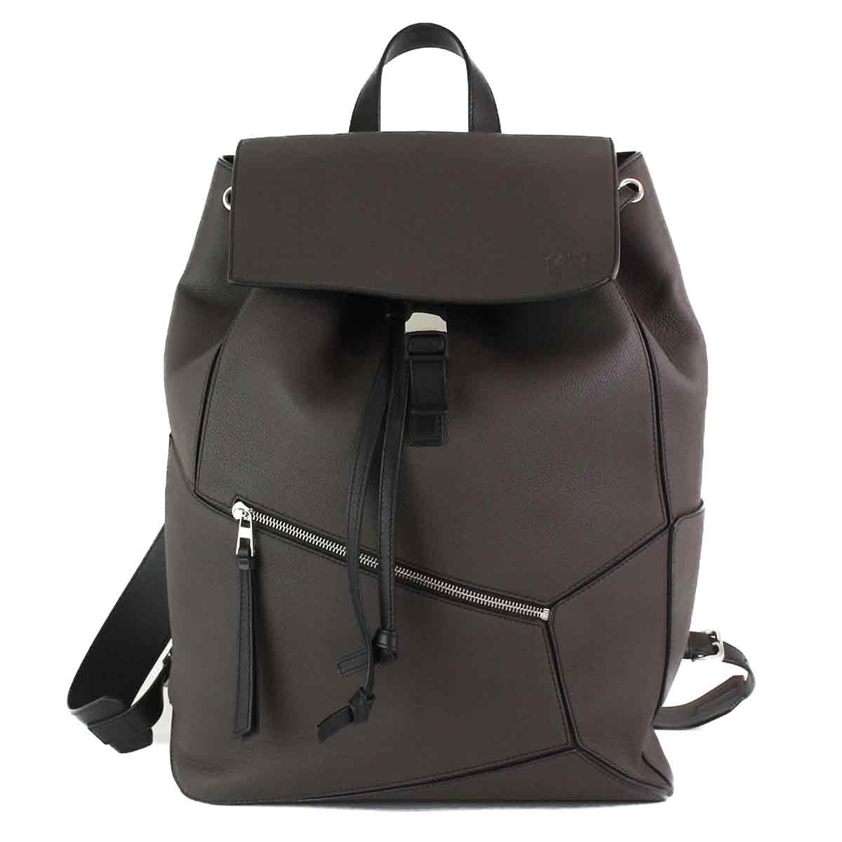 在庫処分・数量限定 ほぼ新品 Loewe ロエベ 黒パズル リュック バックパック 大容量 通販 ロエベパックパック