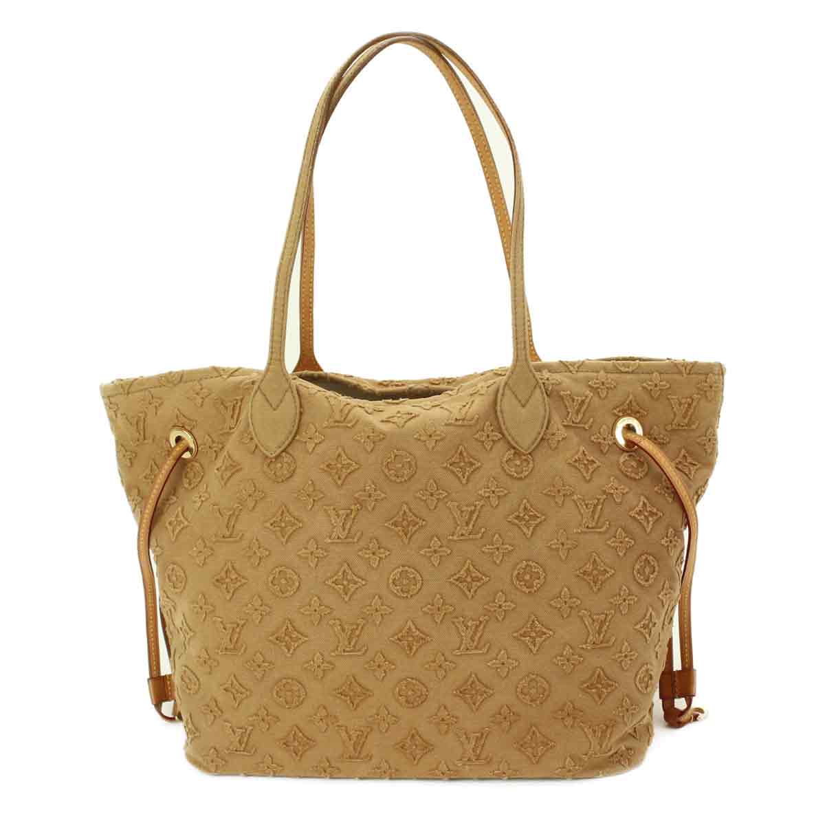 Louis Vuitton Monogram Applique Neverfull MM Tote Bag Camel M40833 [Brand] ★ ー The best place to ...