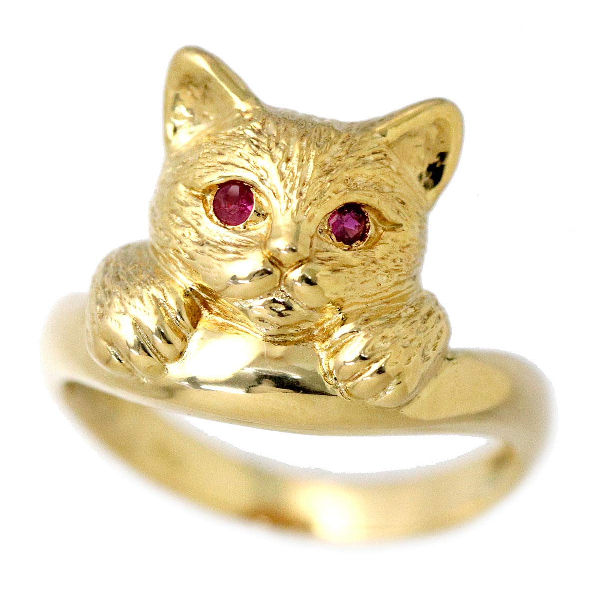 k18リング 指輪 猫 最大68％オフ！