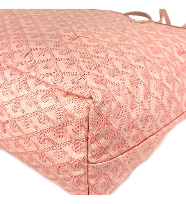 goyal goyard手提包san luis pm皮革×pvc粉红色