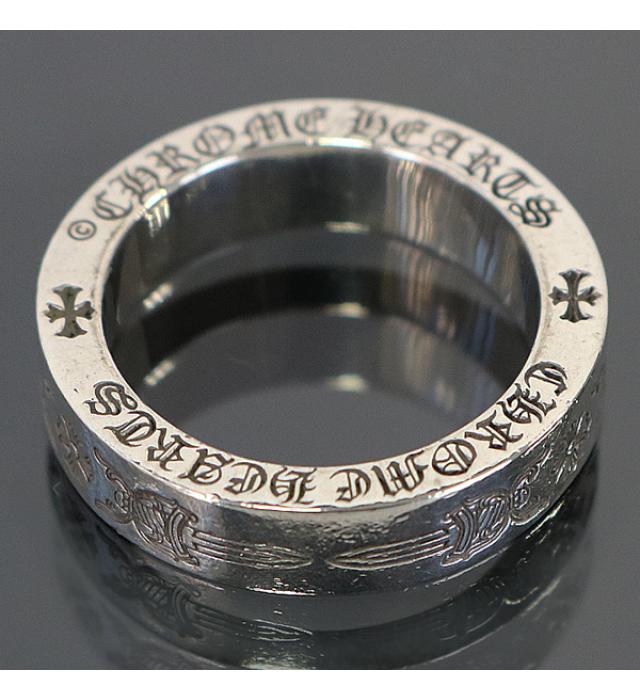 银座店chrome hearts间隔环匕首加6mm戒指银色sv925约19