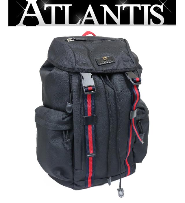 gucci techno canvas backpack