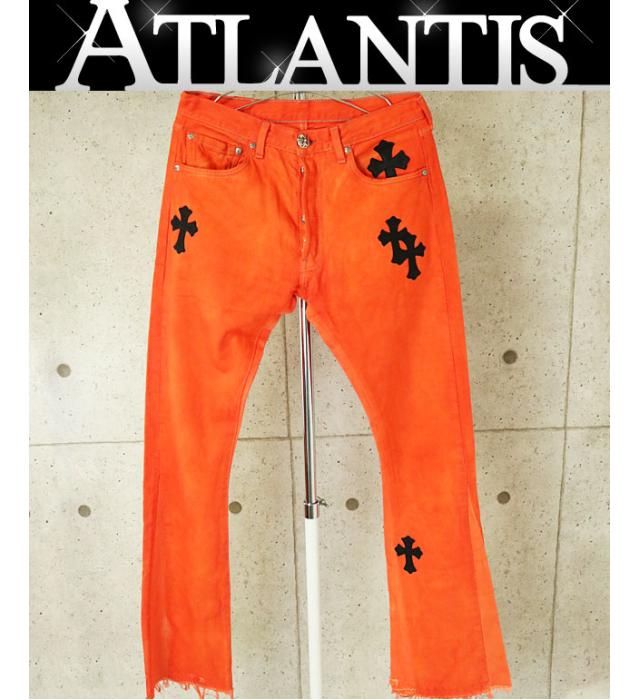 off white chrome hearts pants