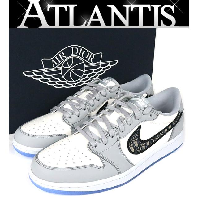 銀座店 新品 ディオール ナイキ Dior Nike Air Jordan 1low 28cm スニーカー ー ブラモ 欲しいブランド品がすぐ見つかる ネット通販サイト