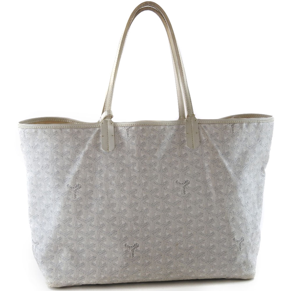 GOYARD ゴヤール サンルイPM PVCコーティングキャンバス 白 ユニ 