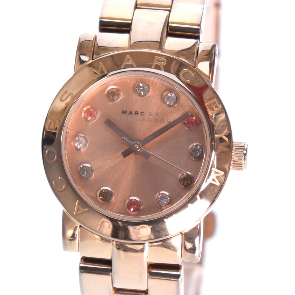 Marc By Marc Jacobs マークバイマークジェイコブス ラインストーン Mbm3148 ステンレススチール ピンクゴールド クオーツ レディース ピンクゴールド文字盤 腕時計 中古 A ランク ー ブラモ 欲しいブランド品がすぐ見つかる ネット通販サイト Marc By Marc Jacobs マークバイマークジェイコブス ラインストーン Mbm3148 ステンレススチール ピンクゴールド クオーツ レディース ピンクゴールド文字盤 腕時計 中古 A ランク ー ブラモ 欲しいブランド品がすぐ見つかる ネット通販サイト