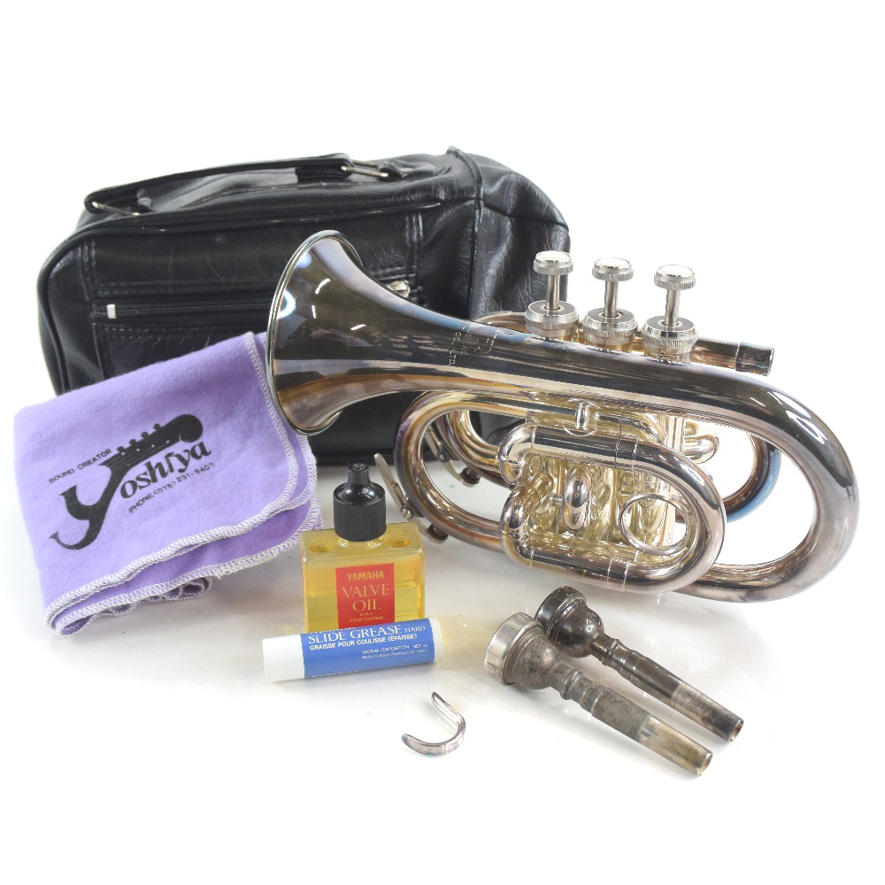 美品 JUPITER ジュピターポケットトランペット JP-516L