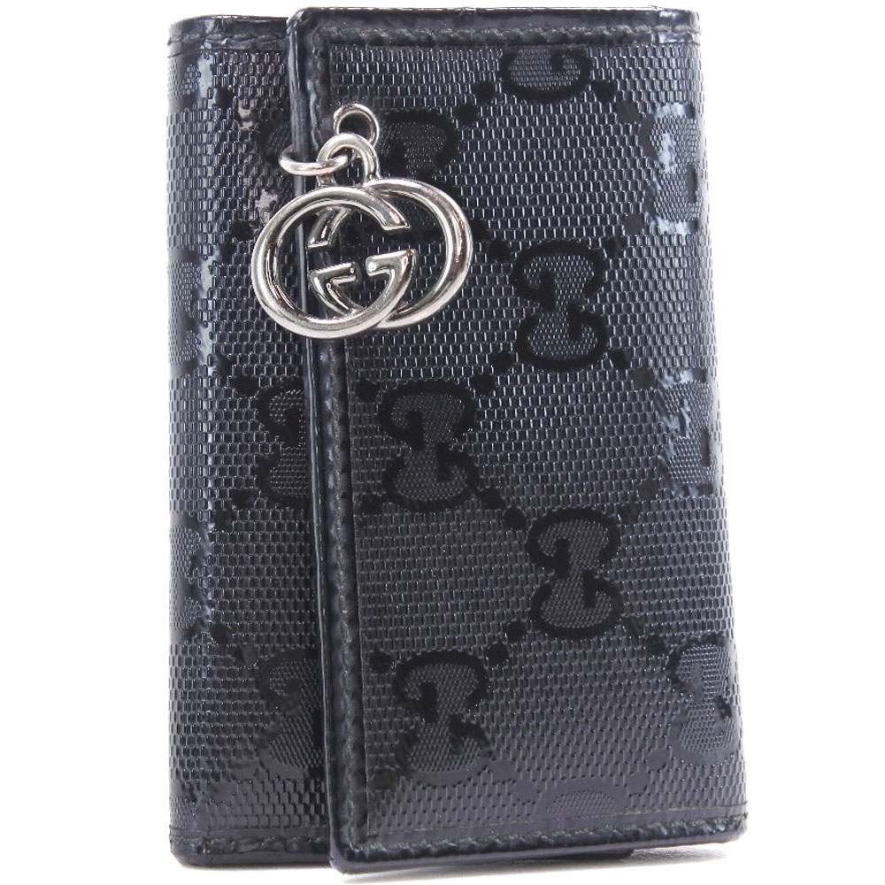 black gucci key pouch