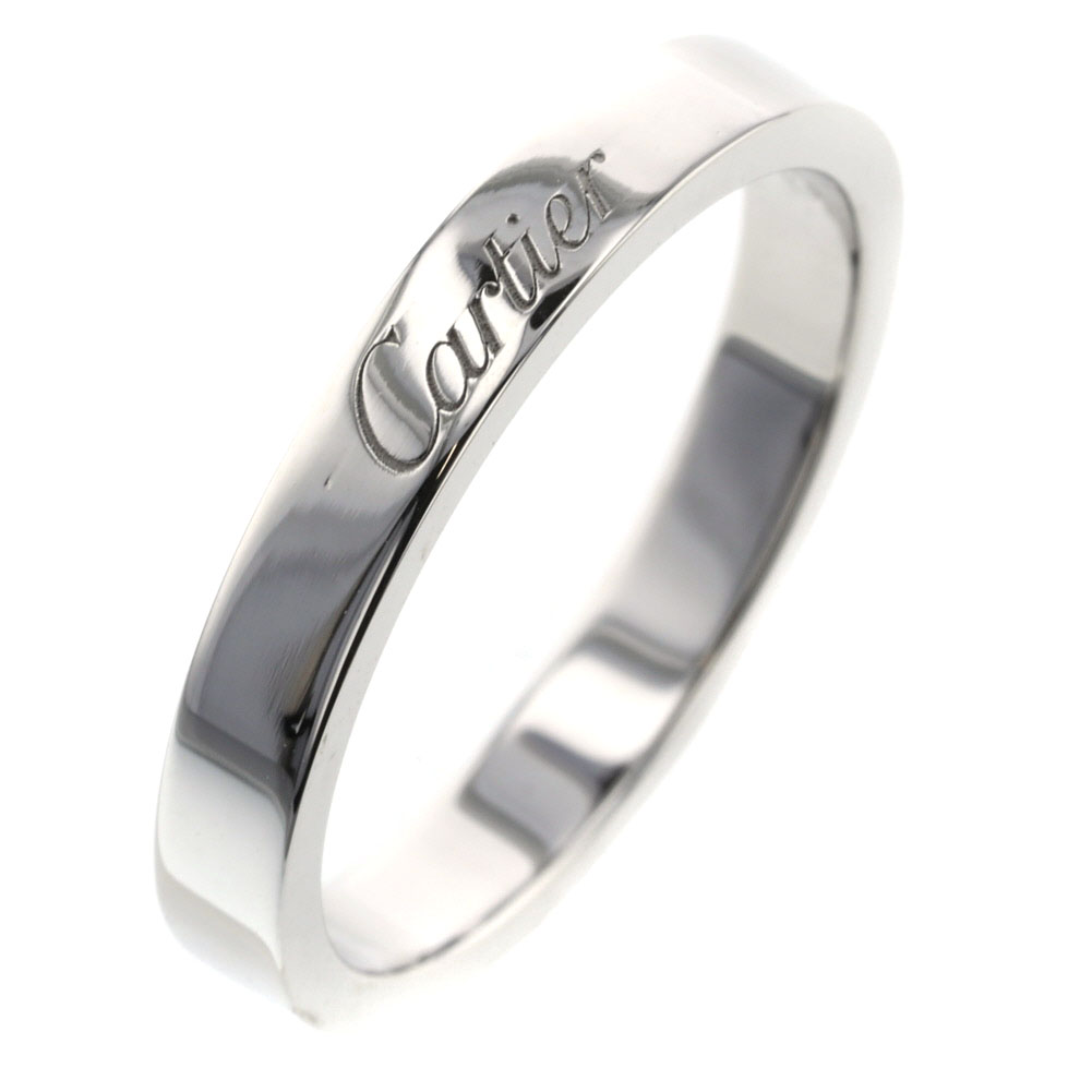 カルティエ Cartier エングレーブド 約3mm リング 指輪 B プラチナpt950 15号 シルバー メンズ K ー ブラモ 欲しいブランド品がすぐ見つかる ネット通販サイト