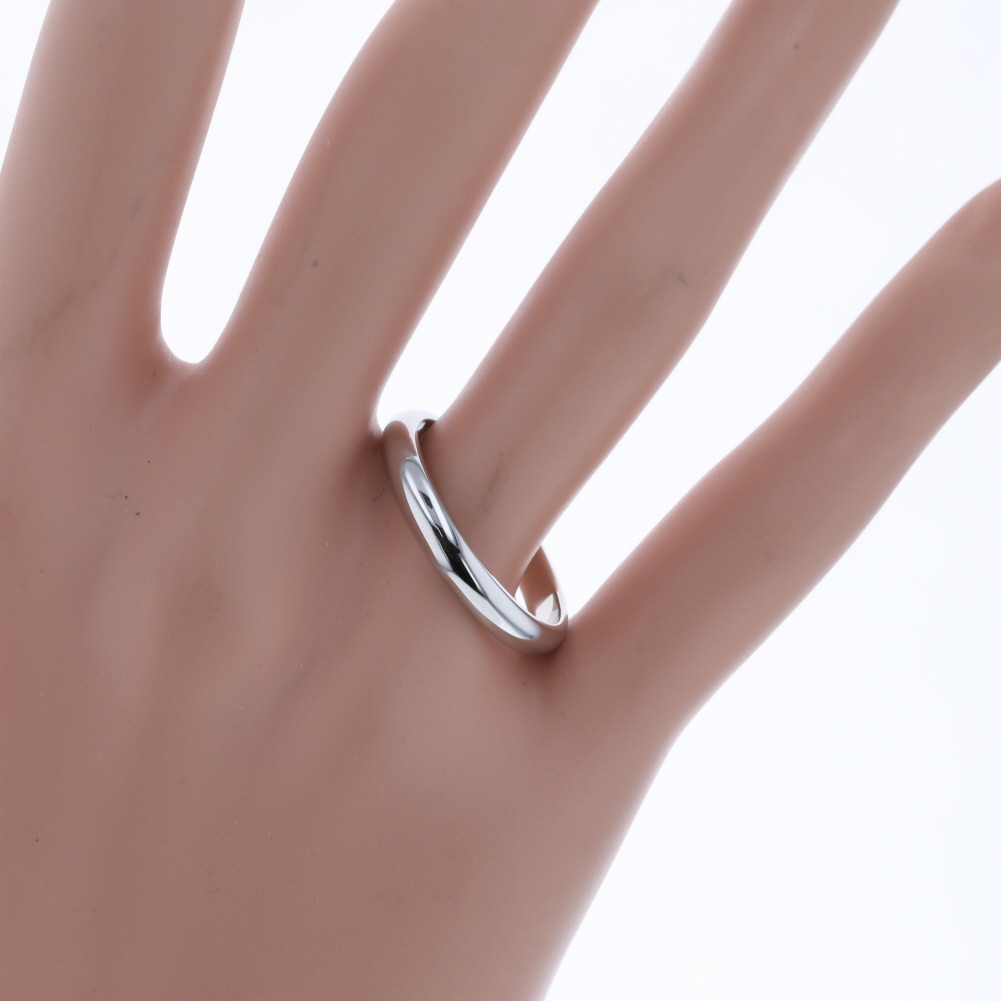 カルティエ CARTIER 1895 ウェディング 幅約3.5mm リング・指輪 B4036700 プラチナPT950 22号 シルバー メンズ  K01021674 ー 【ブラモ】欲しいブランド品がすぐ見つかる！ネット通販サイト！