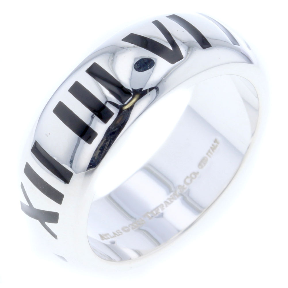 ティファニー Tiffany Co アトラス ブラック 19 5号 リング 指輪 シルバー925 19 5号 シルバー メンズ K ー ブラモ 欲しいブランド品がすぐ見つかる ネット通販サイト