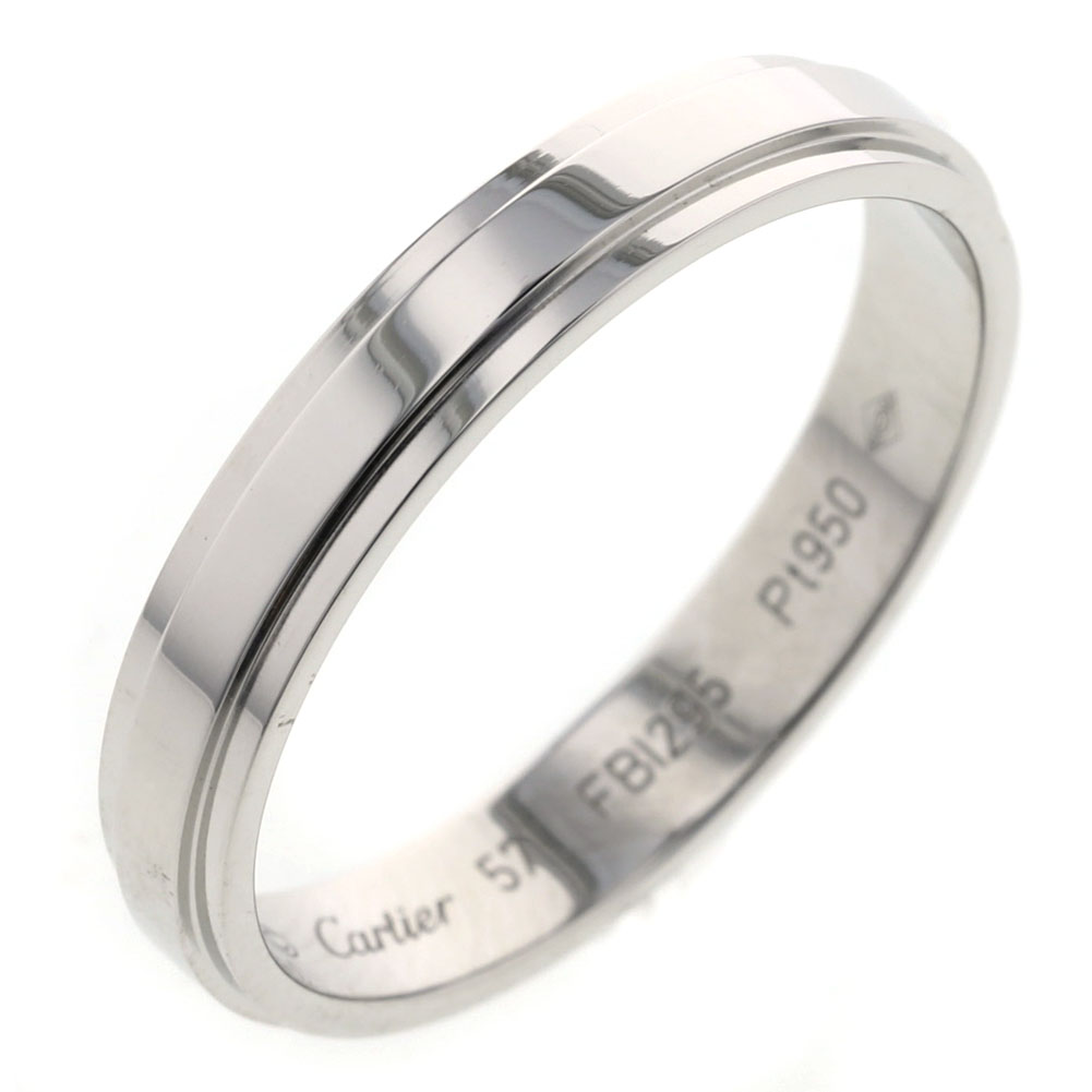 CARTIER CARTIER d'Amour Wedding No. 17 3.5mm Rings and rings Platinum No. PT17 No. 17 Silver Men