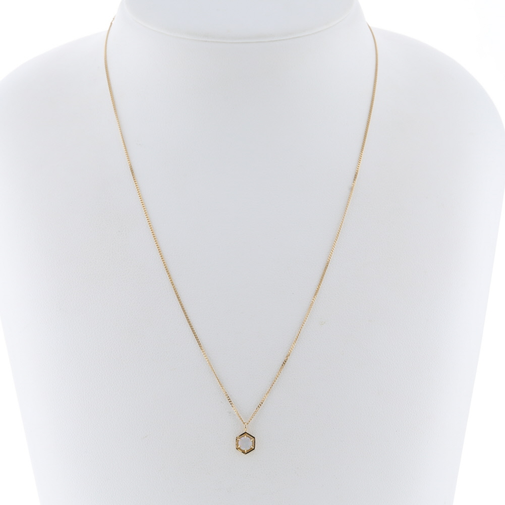 埃特彩色宝石项链k18黄金/彩色宝石金女士k90823812