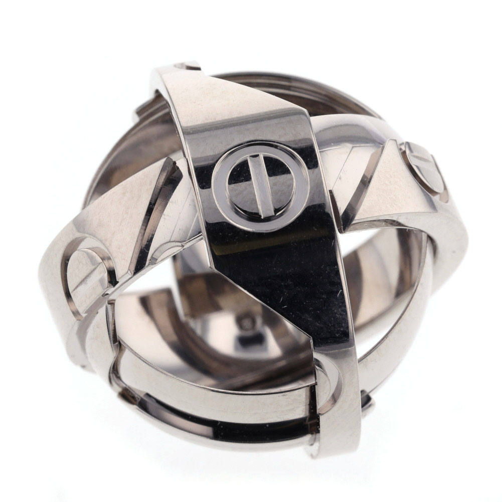 カルティエ Cartier アストロラブ ペンダントトップ リング 指輪 クリスマス限定 K18ホワイトゴールド 17号 シルバー メンズ R ー ブラモ 欲しいブランド品がすぐ見つかる ネット通販サイト