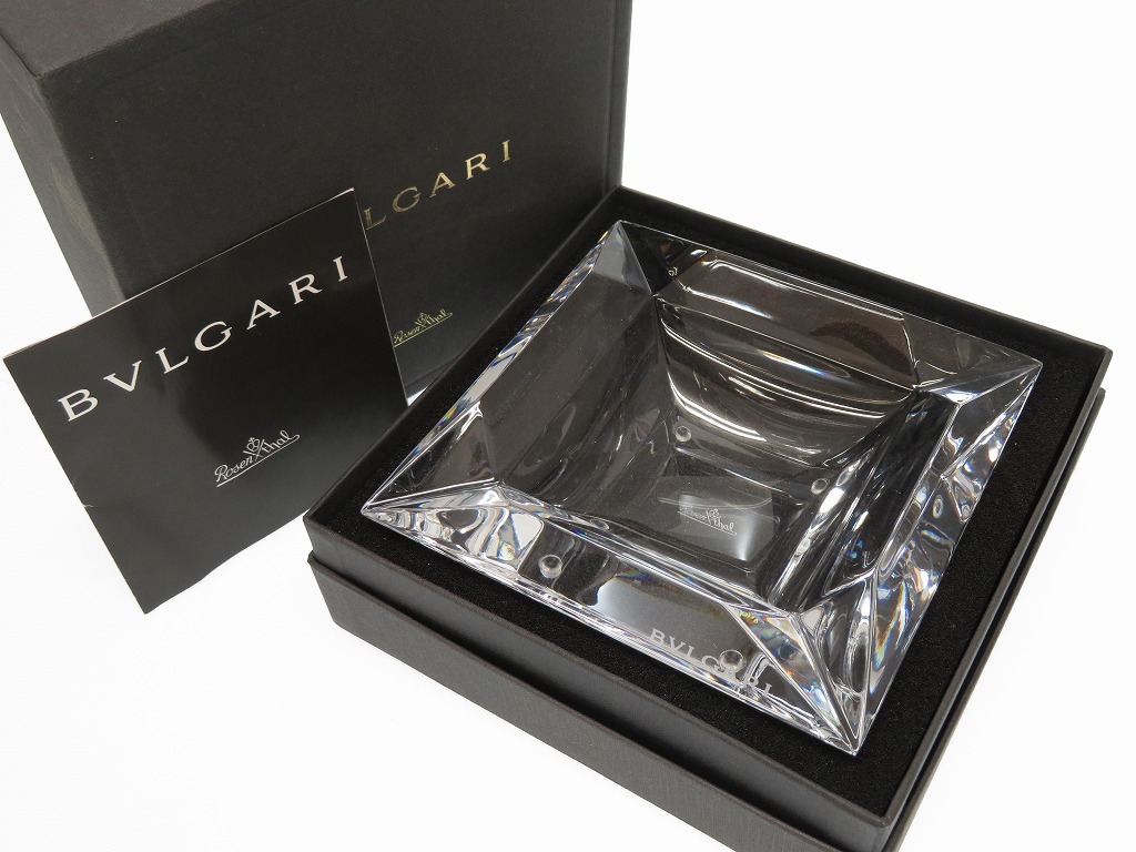 人気第6位 BVLGARI 灰皿 角型エキセントリカ 生活家電