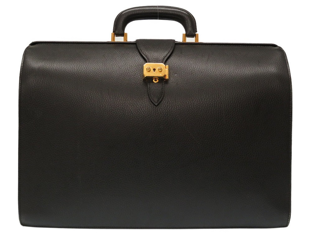 hermes hermes医生包公文包ardennes / ardennes黑色□b盖章0162男士