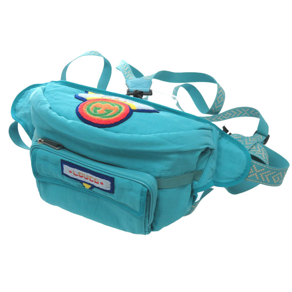 gucci fanny pack blue