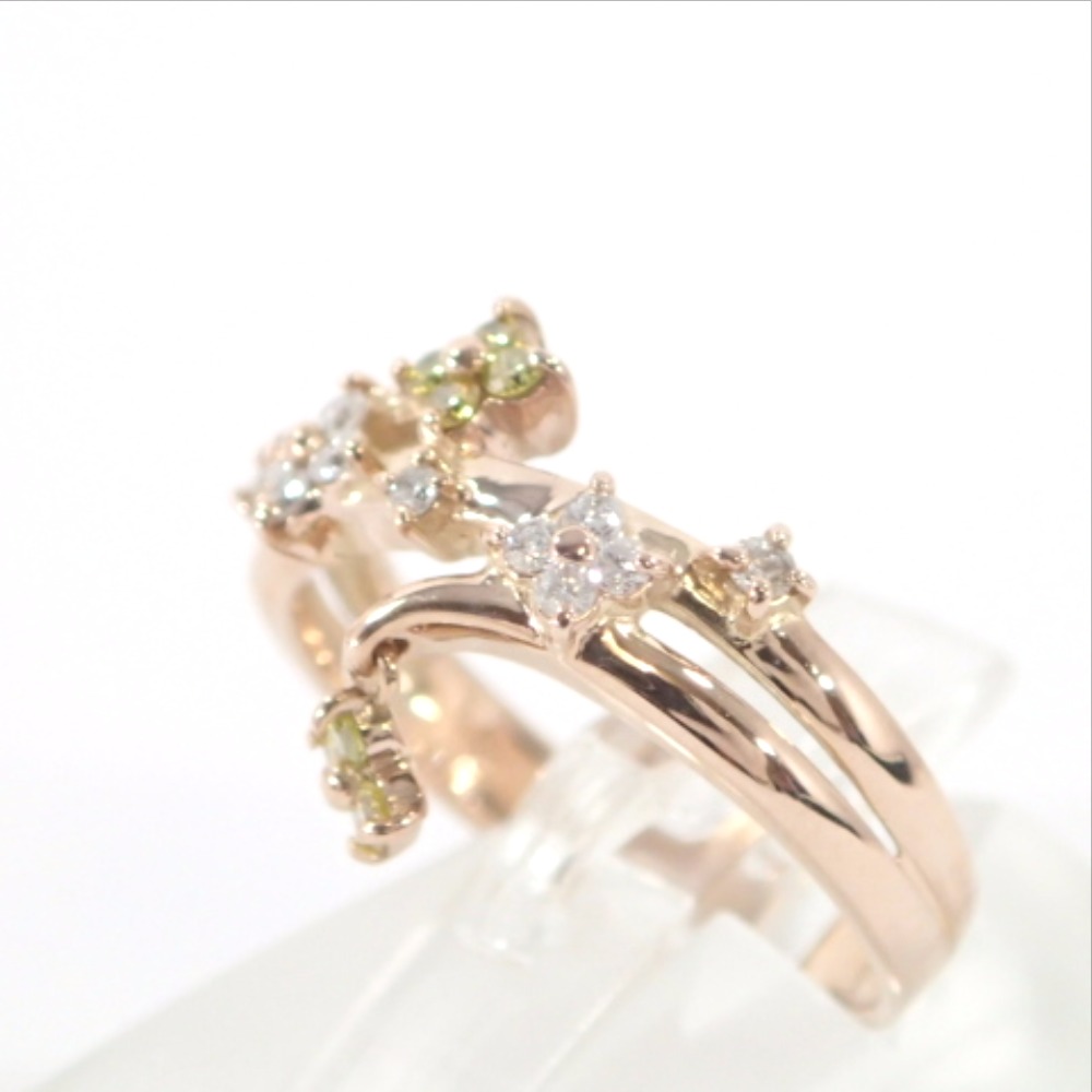 組曲 リング 指輪 3 5g K18 ダイヤモンド ダイヤモンド0 24ct 10号 レディース ー ブラモ 欲しいブランド品がすぐ見つかる ネット通販サイト