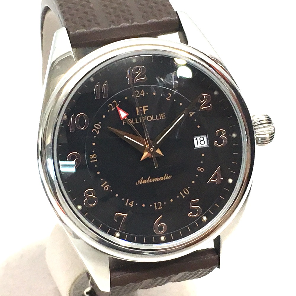 Folli Follie フォリフォリ メンズ腕時計 腕時計 Ss Ss ブラウン メンズ 中古 ー ブラモ 欲しいブランド品がすぐ見つかる ネット通販サイト
