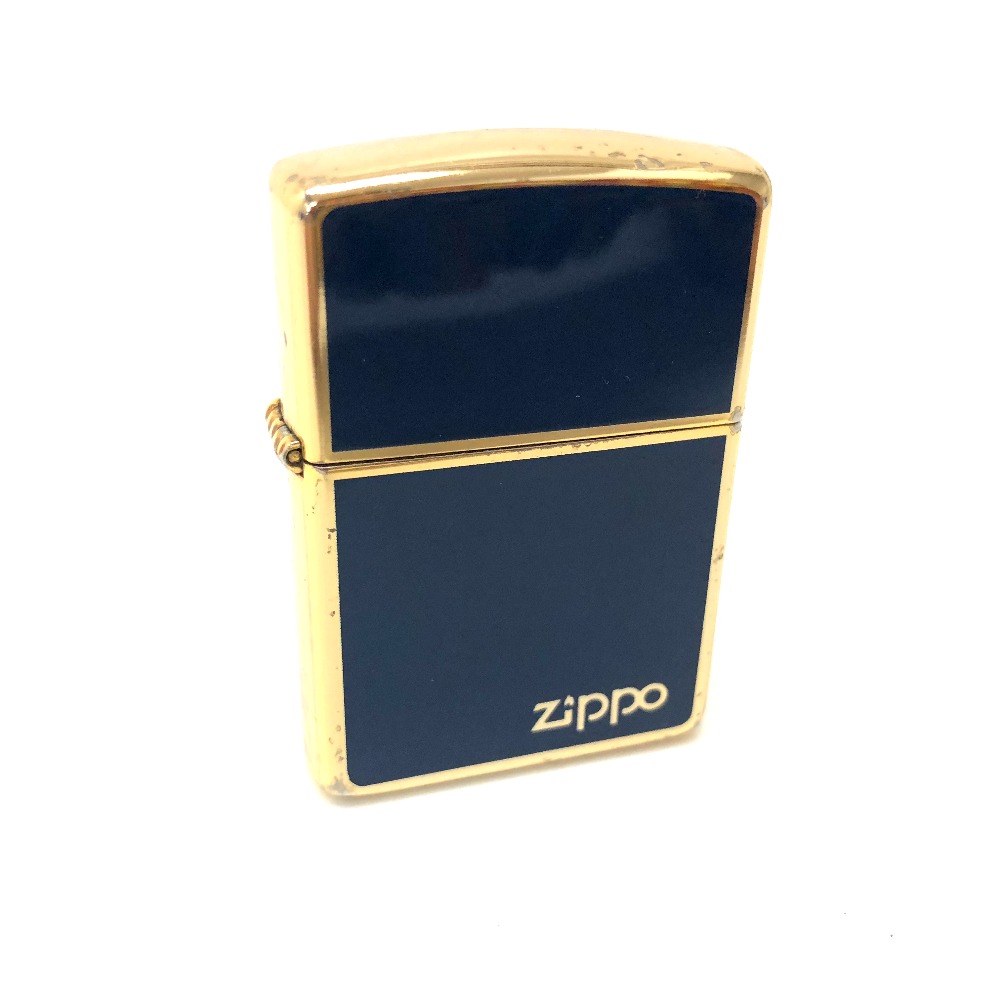 Zippo ジッポ メンズ レディース ライター メタル ゴールド メンズ ー
