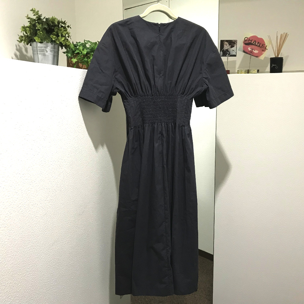 LE CIEL BLEU - ルシェルブルー Faux leather dress 人気 美品 送込み