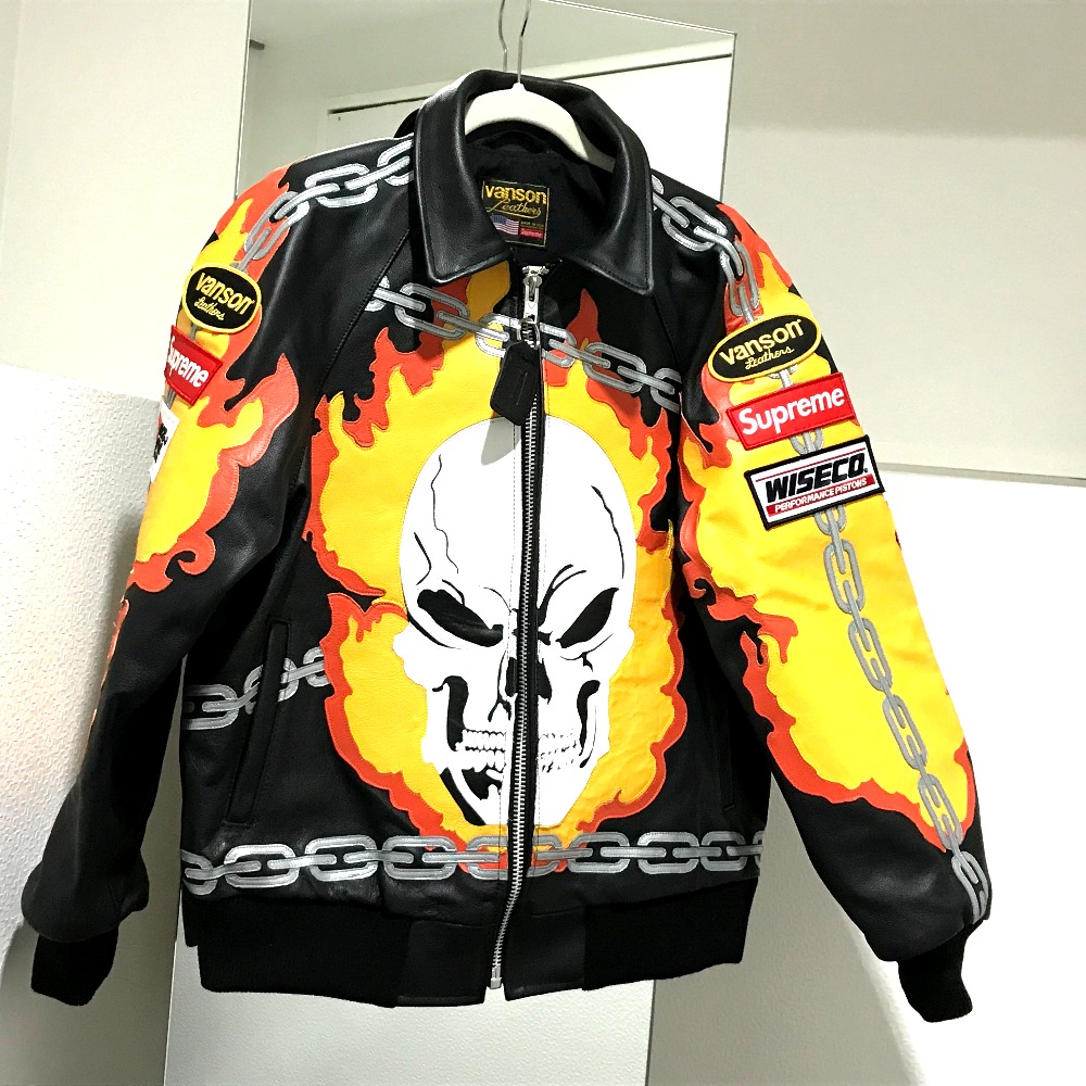 supreme ghost rider jacket