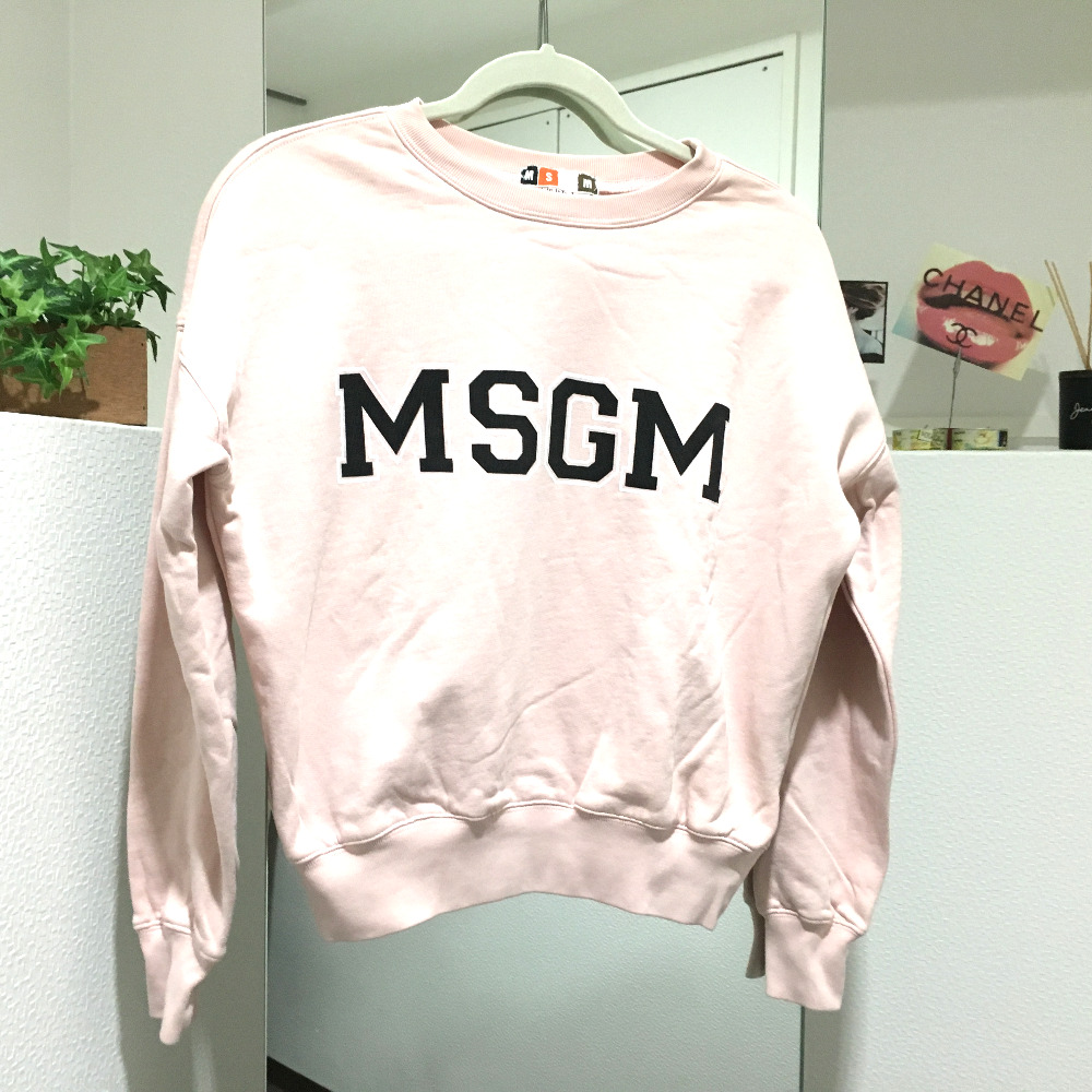 Msgm エムエスジーエム アパレル トレーナー ロゴ有り ピンク系 ー ブラモ 欲しいブランド品がすぐ見つかる ネット通販サイト