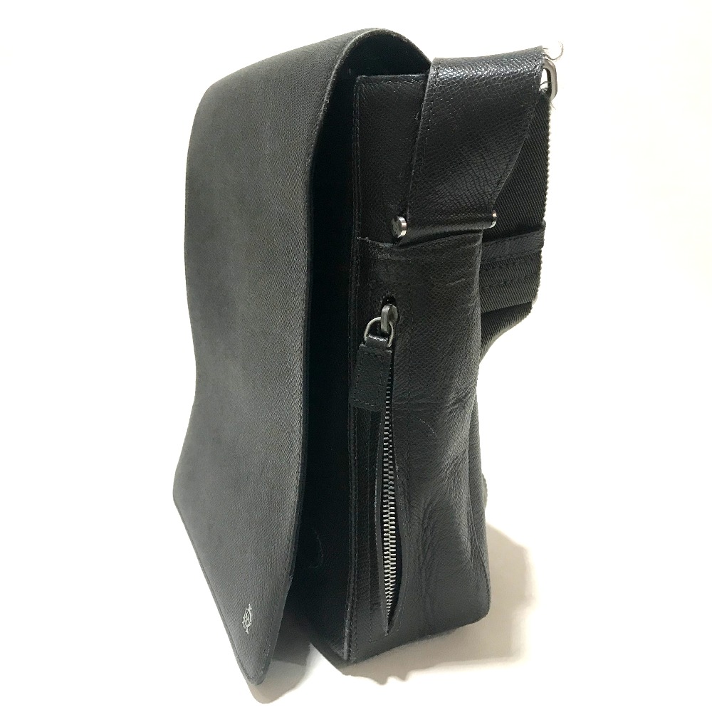 登喜路dunhill斜挎包单肩包皮革灰色男士