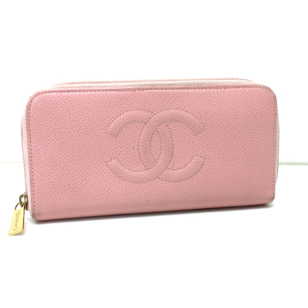 CHANEL シャネル A13228 ラウンドファスナー長財布 小物 雑貨 ジップ