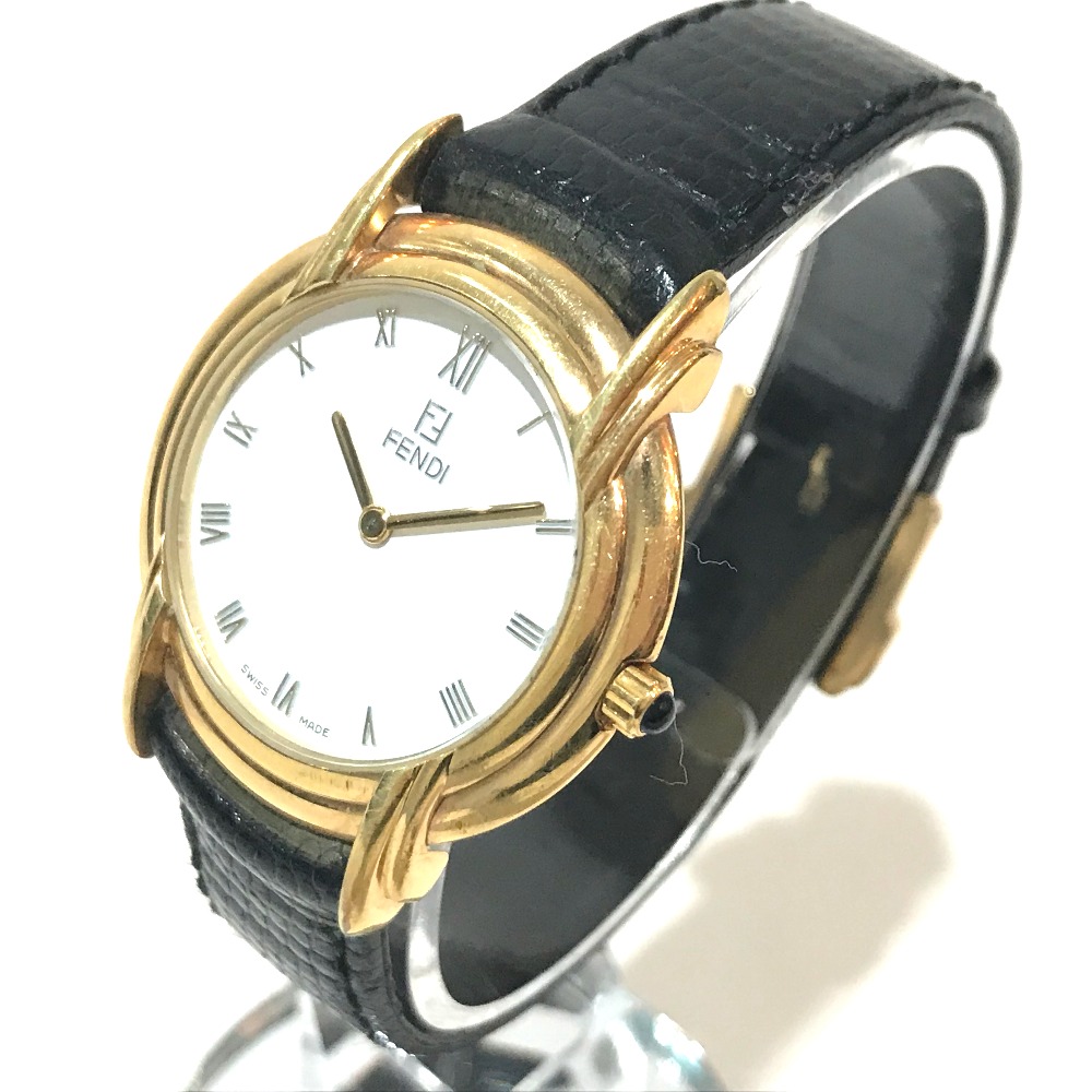 FENDI フェンディ 300J ボーイズ腕時計 ヴィンテージ 腕時計 革ベルト 