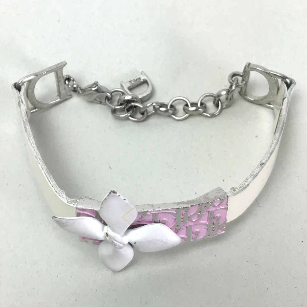 christian dior迪奥christian dior trotter丝带手链金属/珐琅粉红色