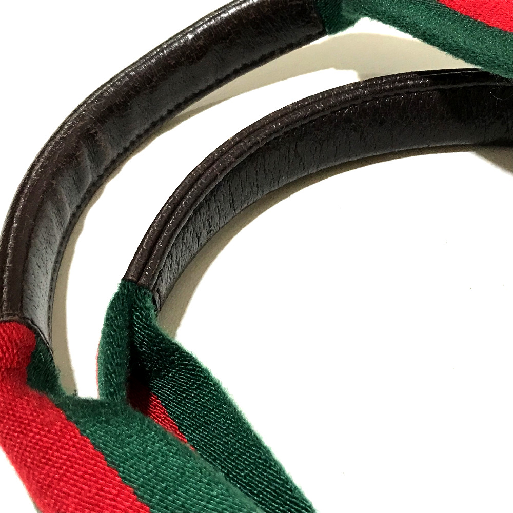 gucci gucci 155524单肩包雪利线手提包gg帆布x皮革米色女装