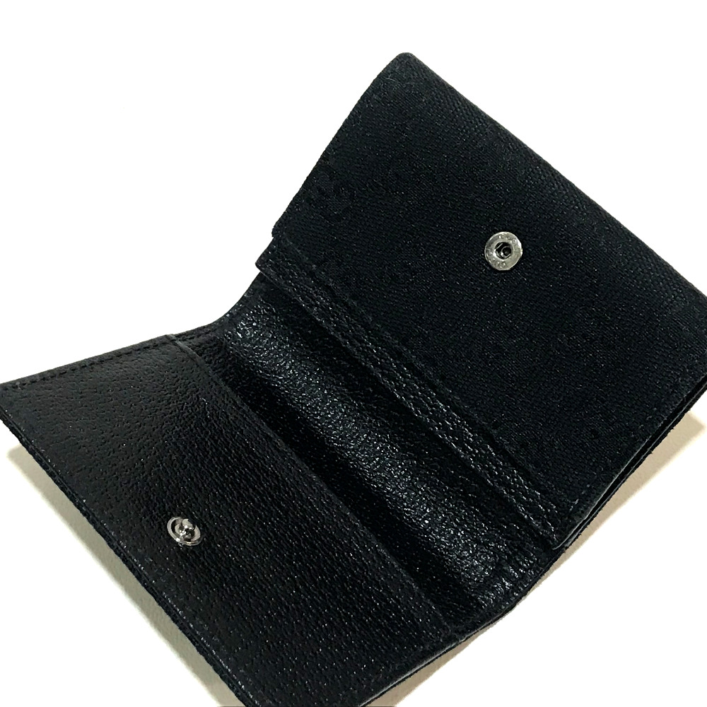 gucci gucci 120965名片夹名片盒gg帆布黑色男士