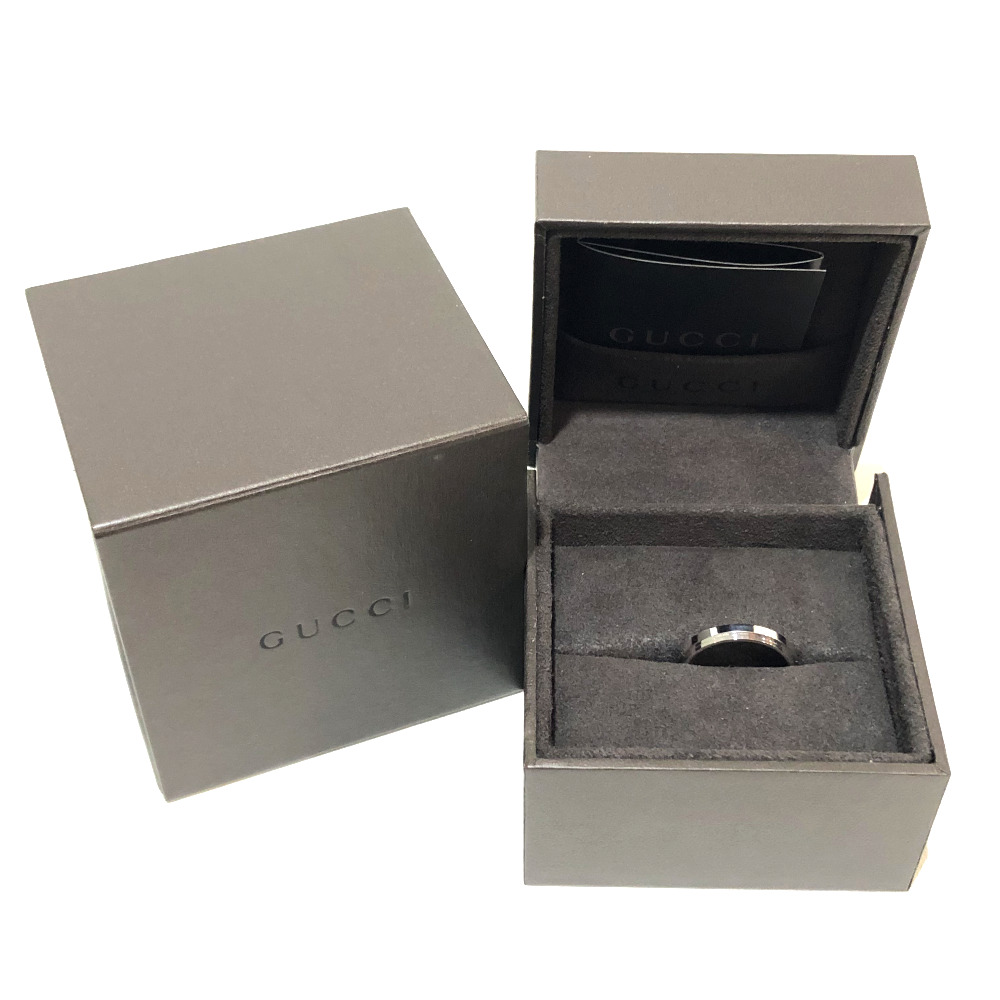 gucci古驰设计戒指首饰配饰戒指/戒指k18wg第23号白金男士