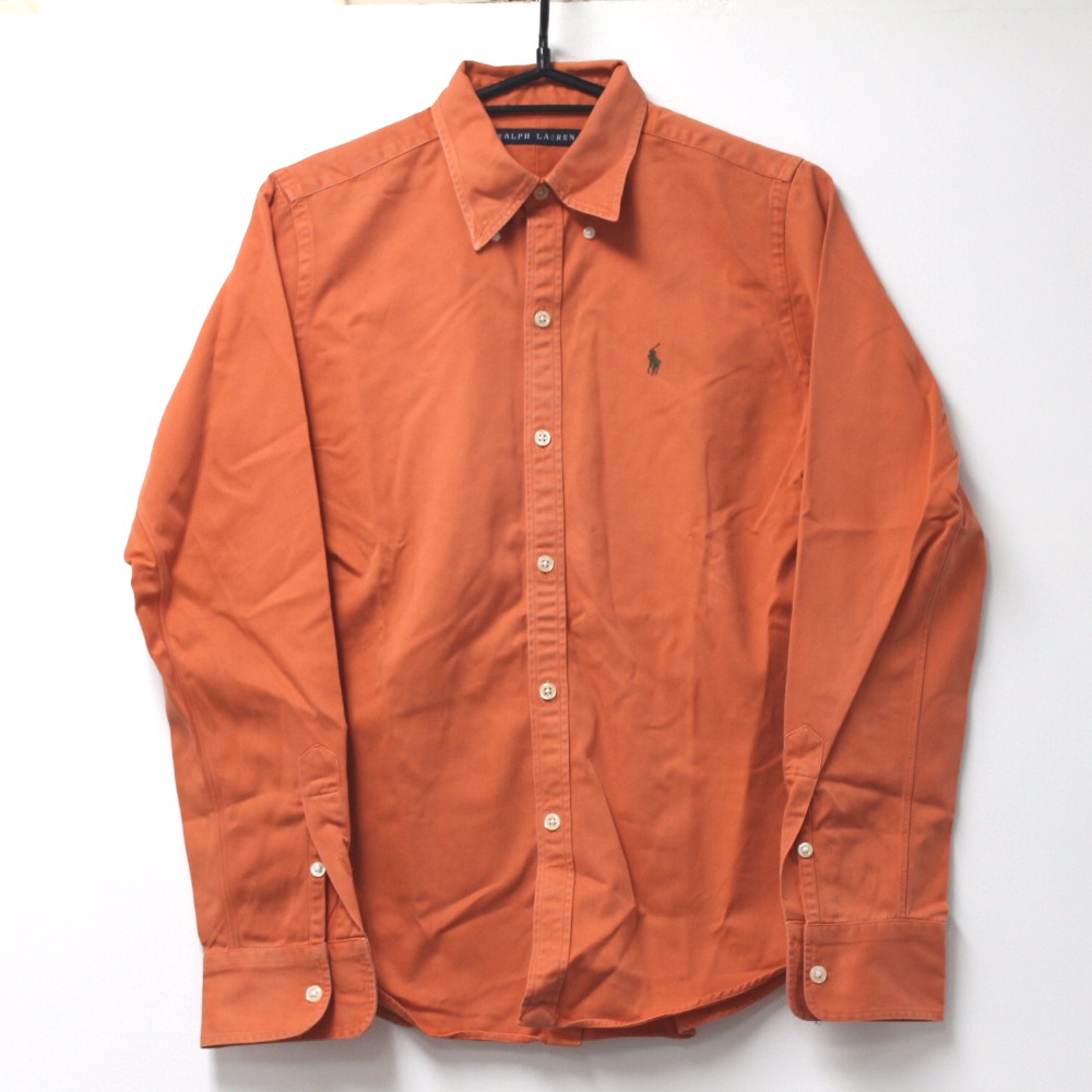 Ralph Lauren ラルフローレン 長袖シャツ 長袖シャツ オレンジ レディース 中古 ー ブラモ 欲しいブランド品がすぐ見つかる ネット通販サイト