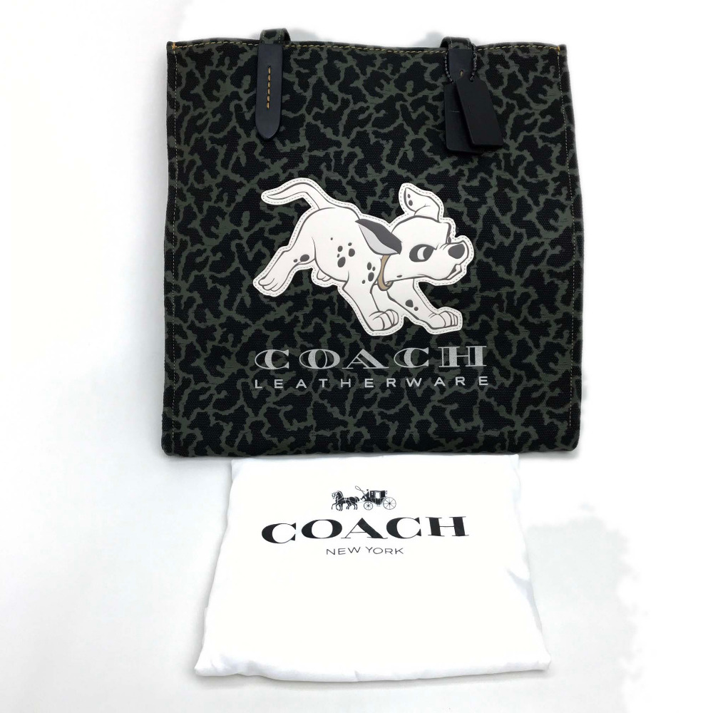 coach dalmatian tote