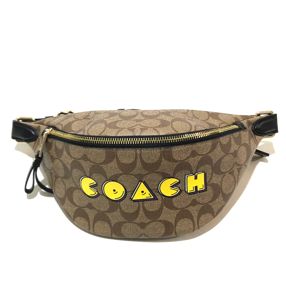 COACH × パックマン コラボ ウエストポーチ ウエストバッグ ボディ