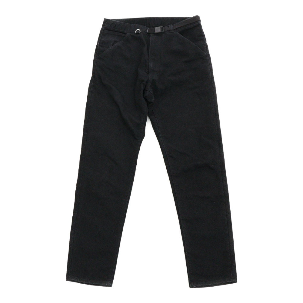 the north face purple label webbing belt denim pants