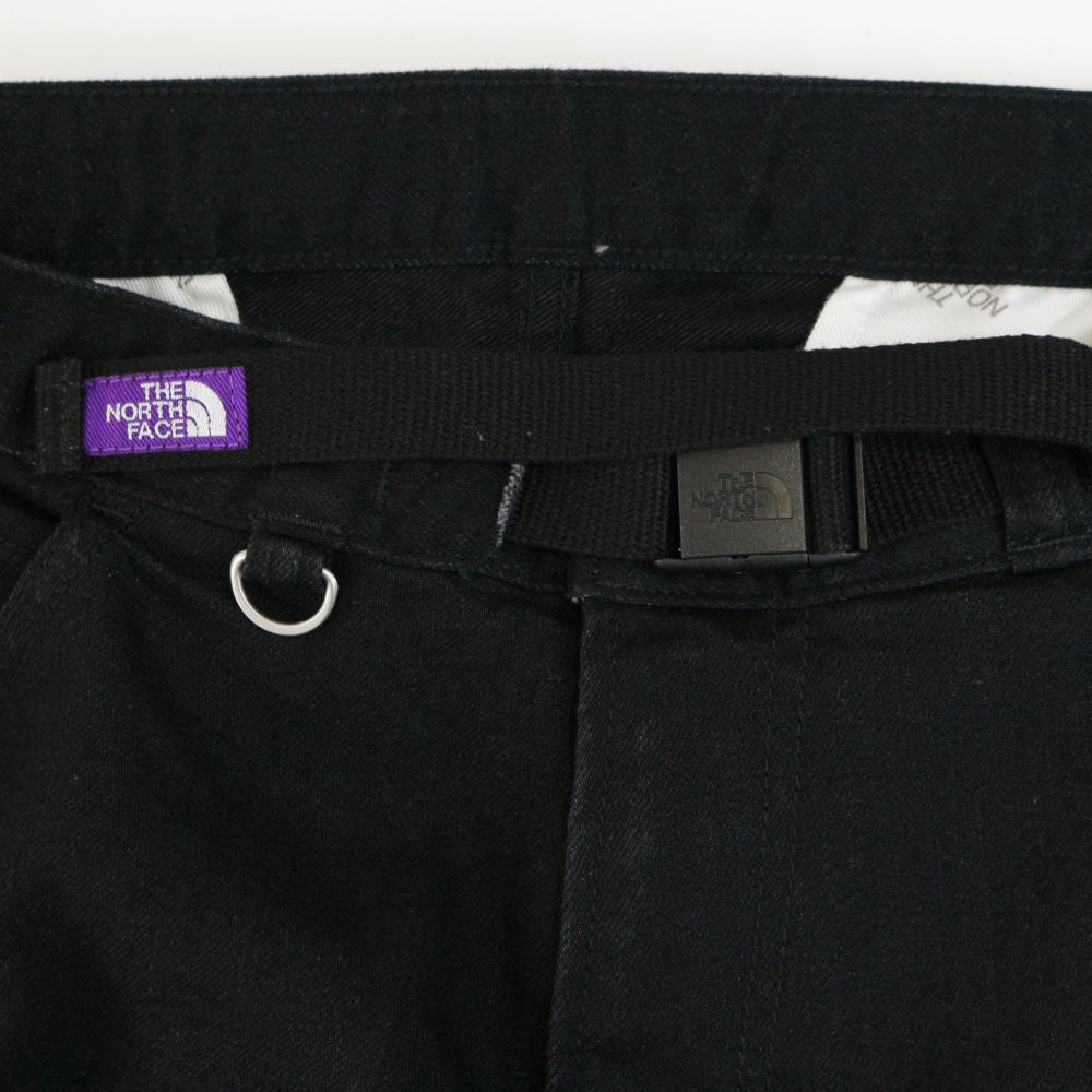 the north face purple label webbing belt denim pants