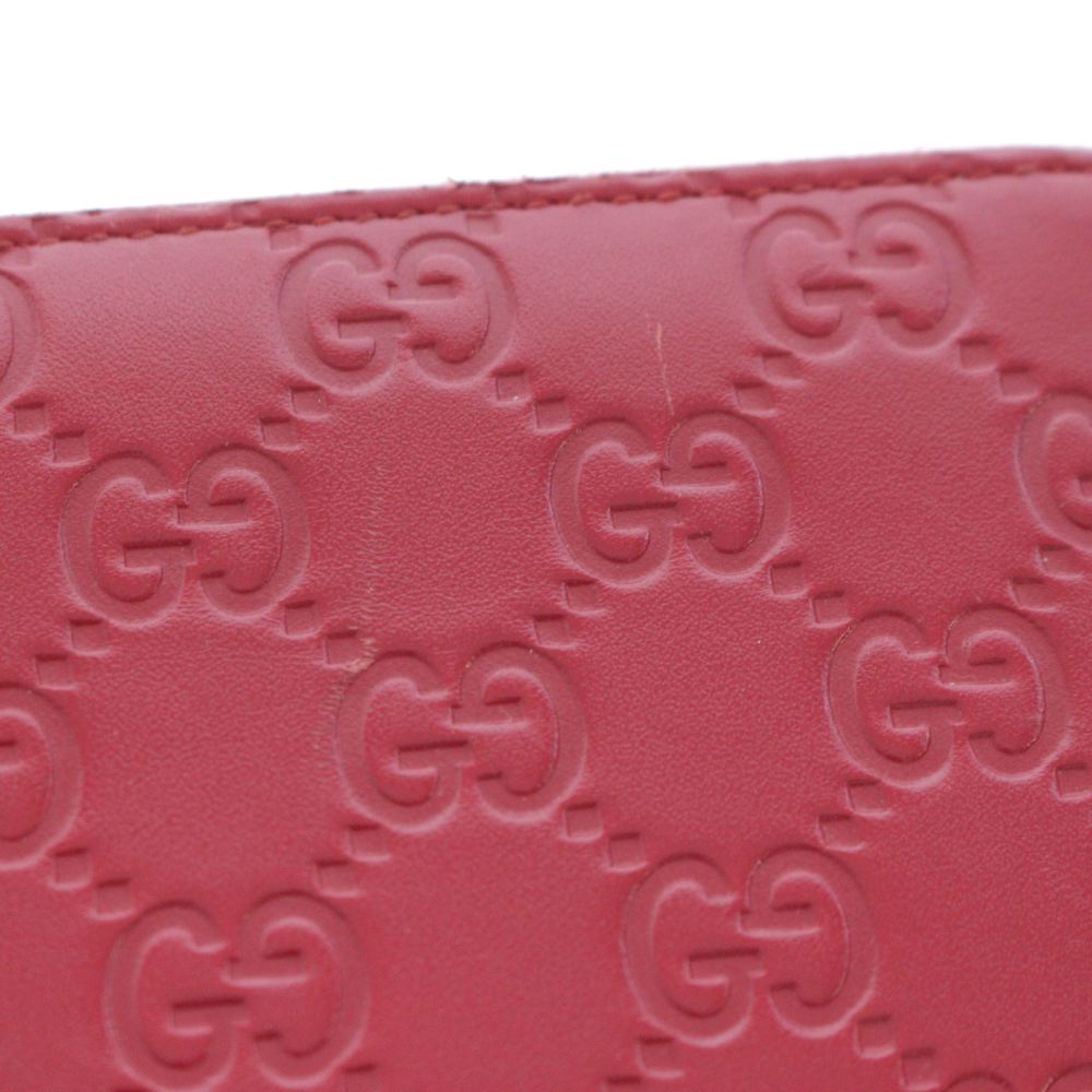 gucci gucci shima·拉链钱包·圆形拉链钱包/ 410102 /红色/ gucci