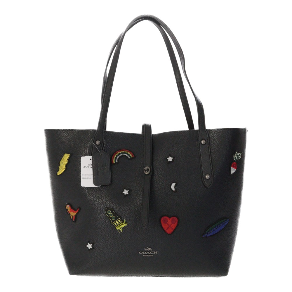 COACH SOUL EMB CTY TOTE · Tote Bag Rocket Embroidery / F 57077 / Black ...