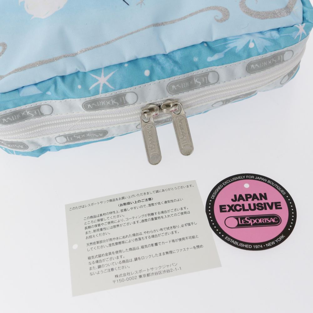 Lesportsac Disney Frozen Collection Extra Rectangular Cosmetic Cosme Pouch Anna And The Snow Queen Collaboration Lesportsac B1901 ー The Best Place To Buy Brand Bags Watches Jewelry Bramo