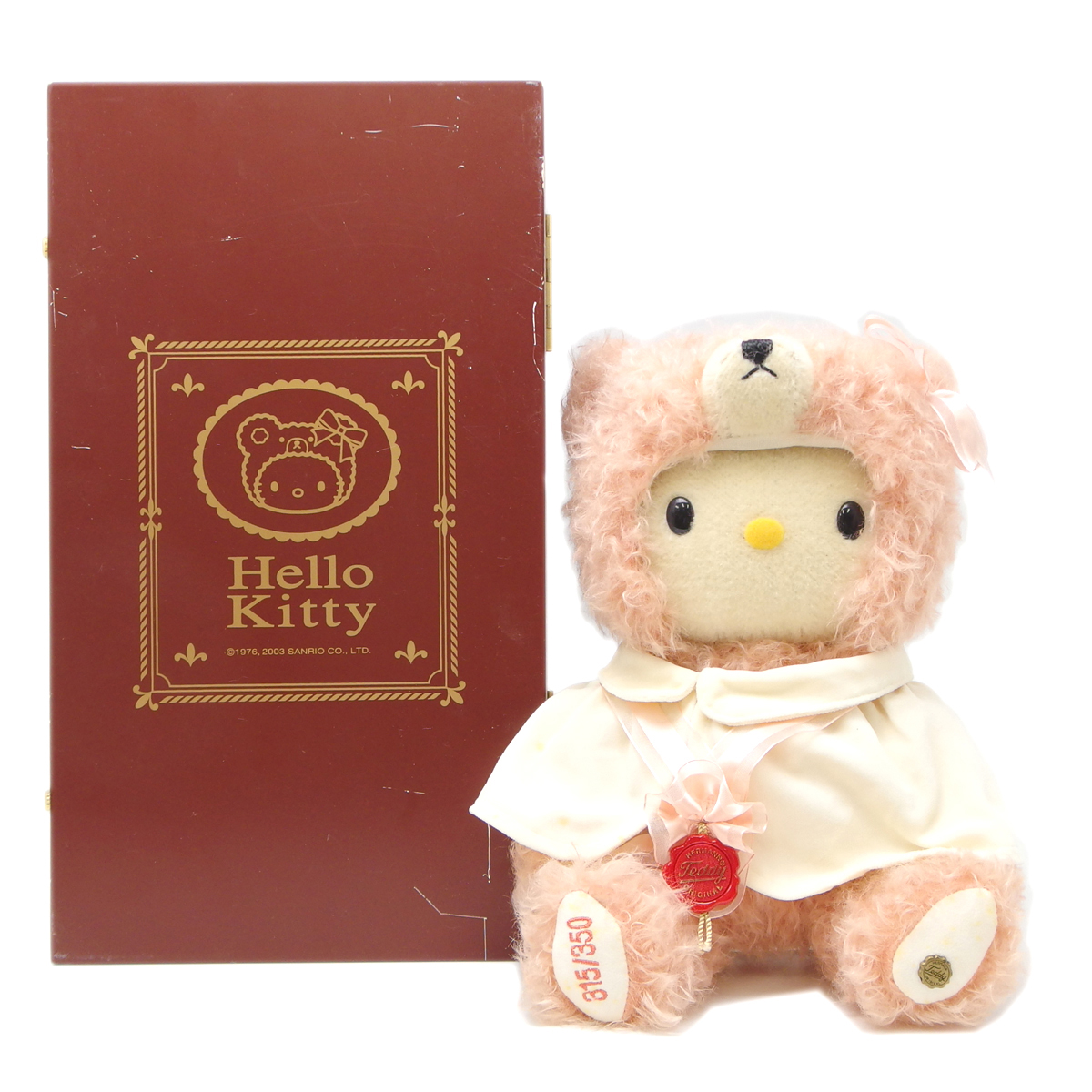 ハローキティ ハーマン社 テディベア モヘアドール KT モヘアドールBEAR