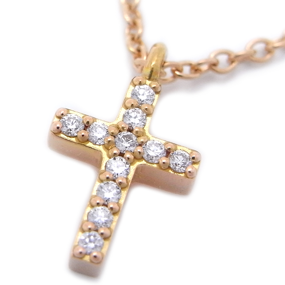 TIFFANY&Co. ティファニー メトロ クロス ミニ ダイヤモンド ...