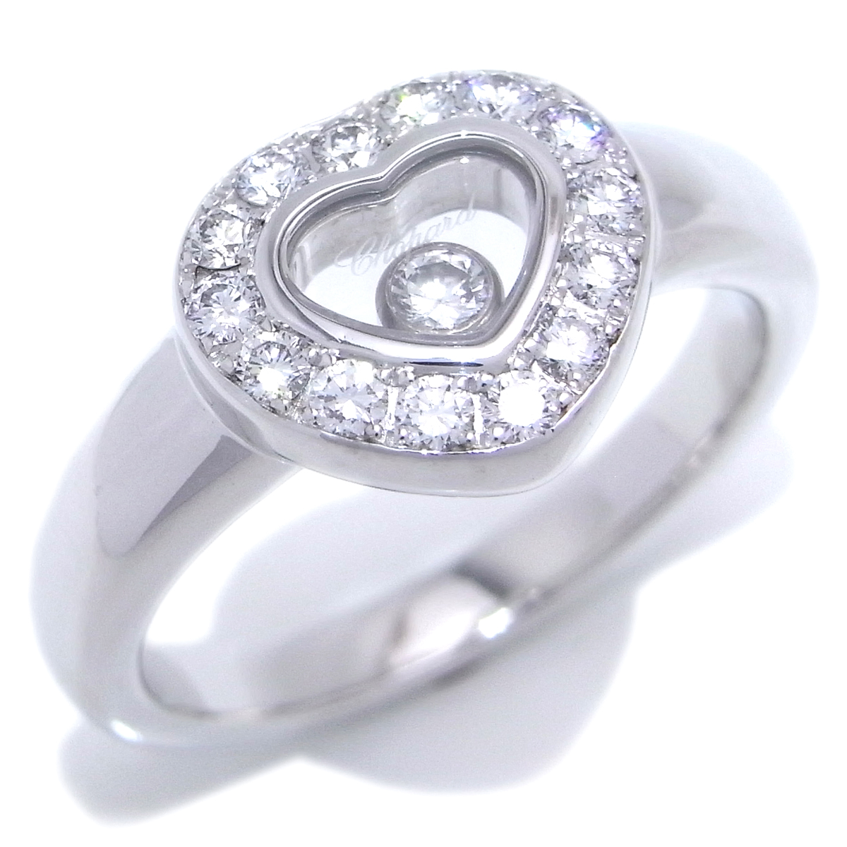 萧邦萧邦快乐钻石750白金×钻石9号女士戒指·戒指dh48698【二手】a级