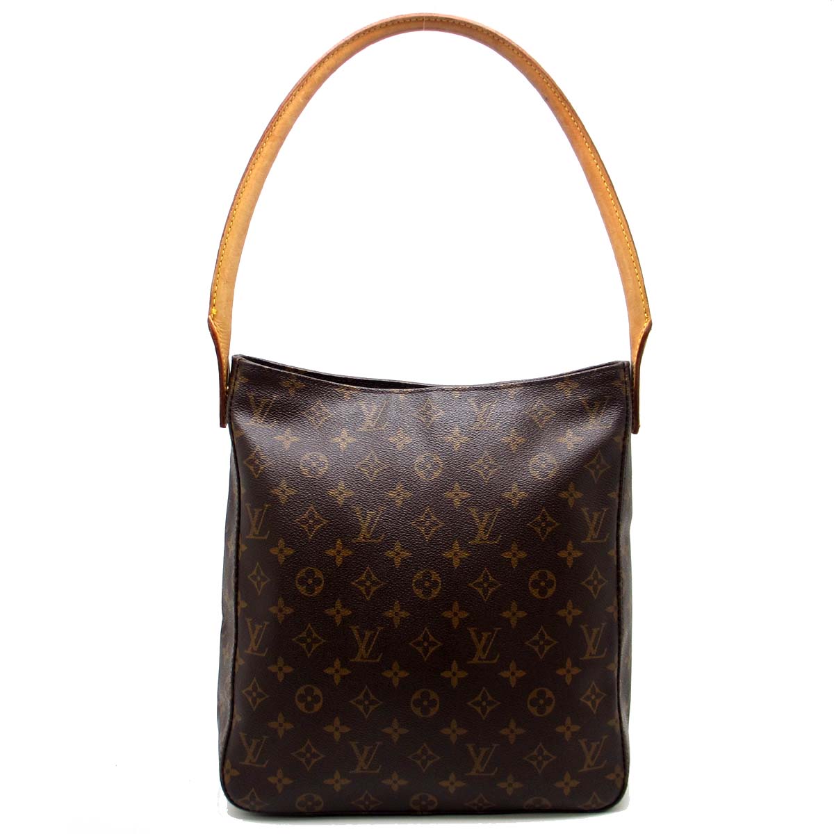 LOUIS VUITTON Louis Vuitton M51145 (discontinued) Looping handbag Monogram canvas ladies ...