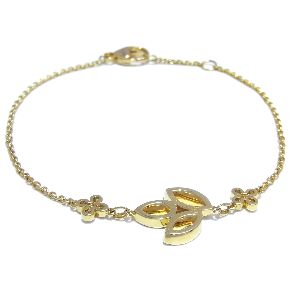 harry winston哈里温斯顿莉莉簇迷你钻石750黄金×钻石女士手链dh