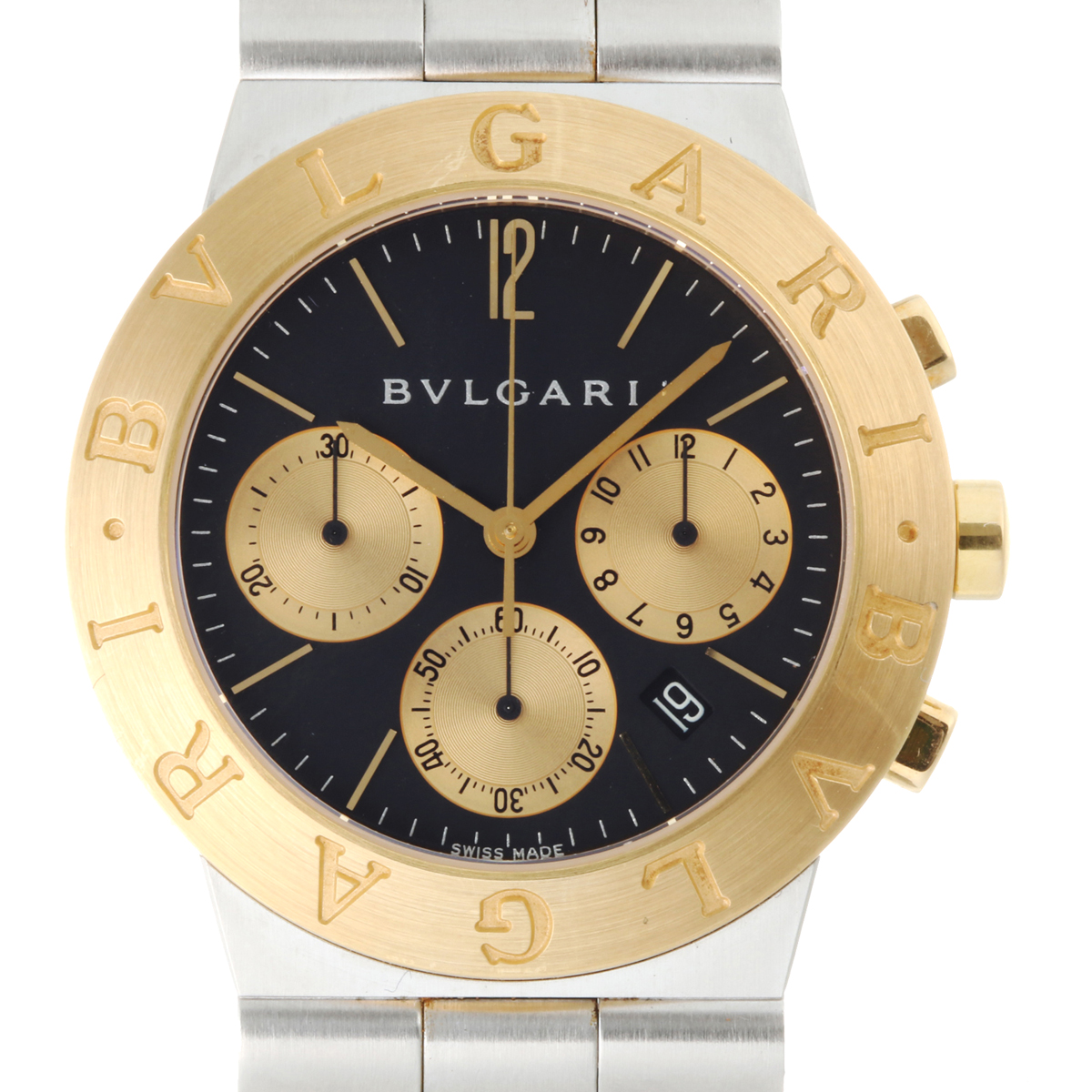 Bvlgari ブルガリ Ch35sg ディアゴノ スポーツ クロノグラフ ステンレススチール イエローゴールド メンズ 腕時計 Dh 中古 Abランク ー ブラモ 欲しいブランド品がすぐ見つかる ネット通販サイト Bvlgari ブルガリ Ch35sg ディアゴノ スポーツ クロノグラフ ステンレススチール イエローゴールド メンズ 腕時計 Dh 中古 Abランク ー ブラモ 欲しいブランド品がすぐ見つかる ネット通販サイト