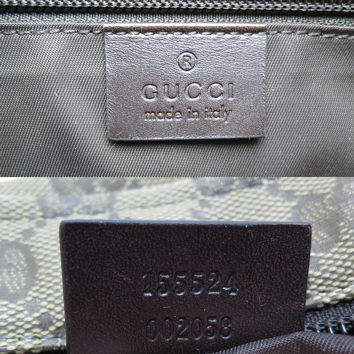 gucci gucci 155524手提包单肩包母亲包gg帆布女士手提包dh50143