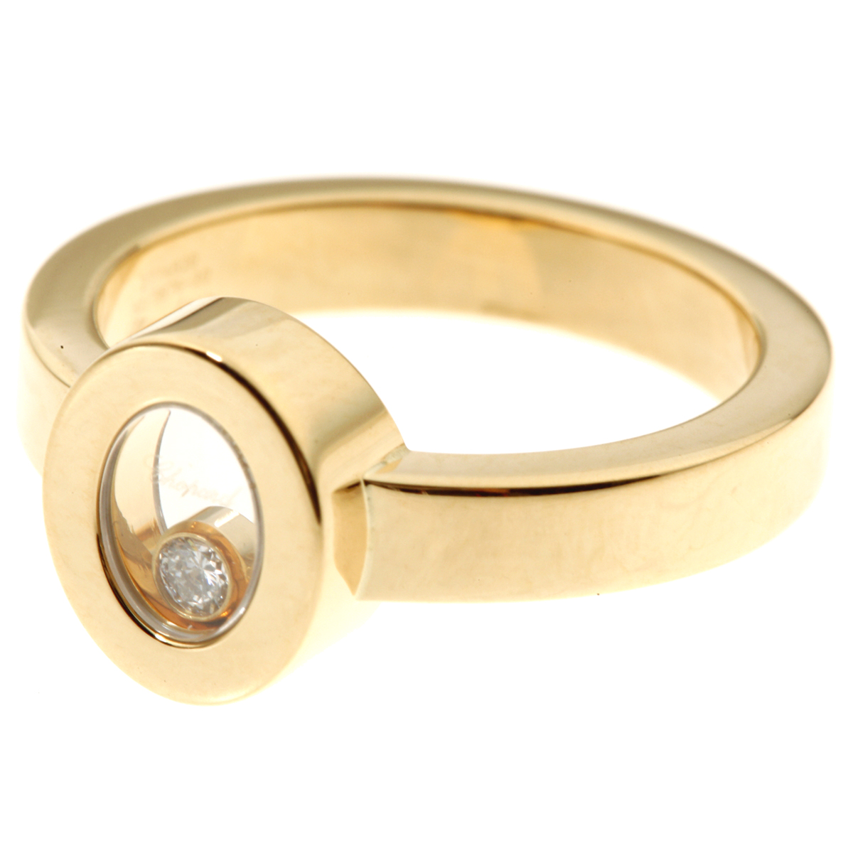 萧邦萧邦82/3 876-20快乐钻石750黄金×钻石12号女士戒指/戒指dh50377